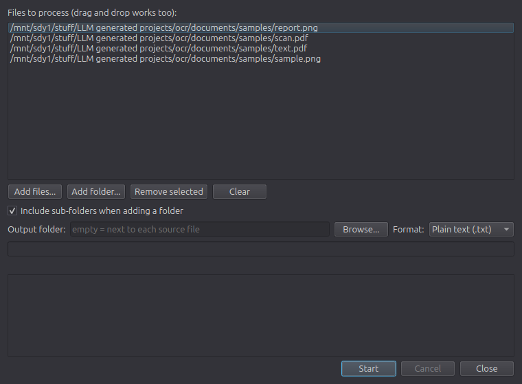 Glyph OCR screenshot