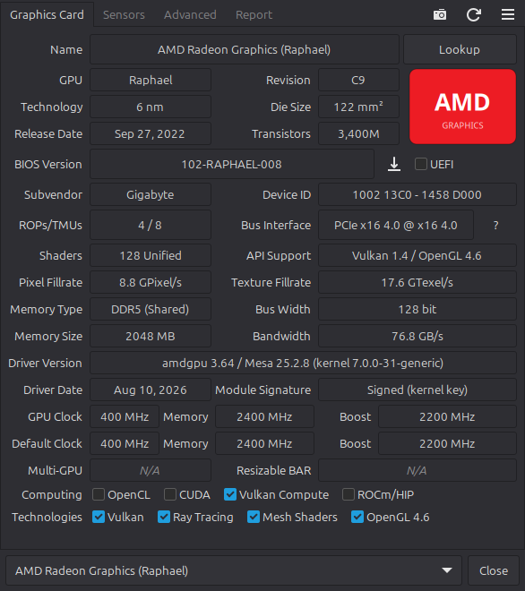 GPU-L screenshot