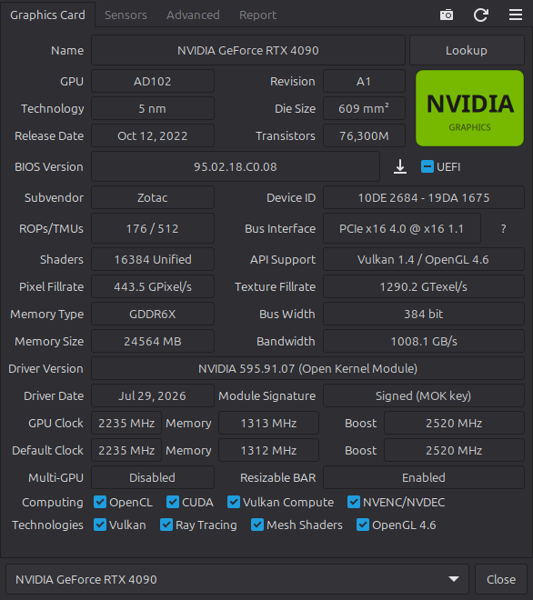 GPU-L screenshot