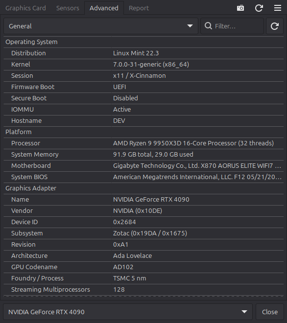 GPU-L screenshot
