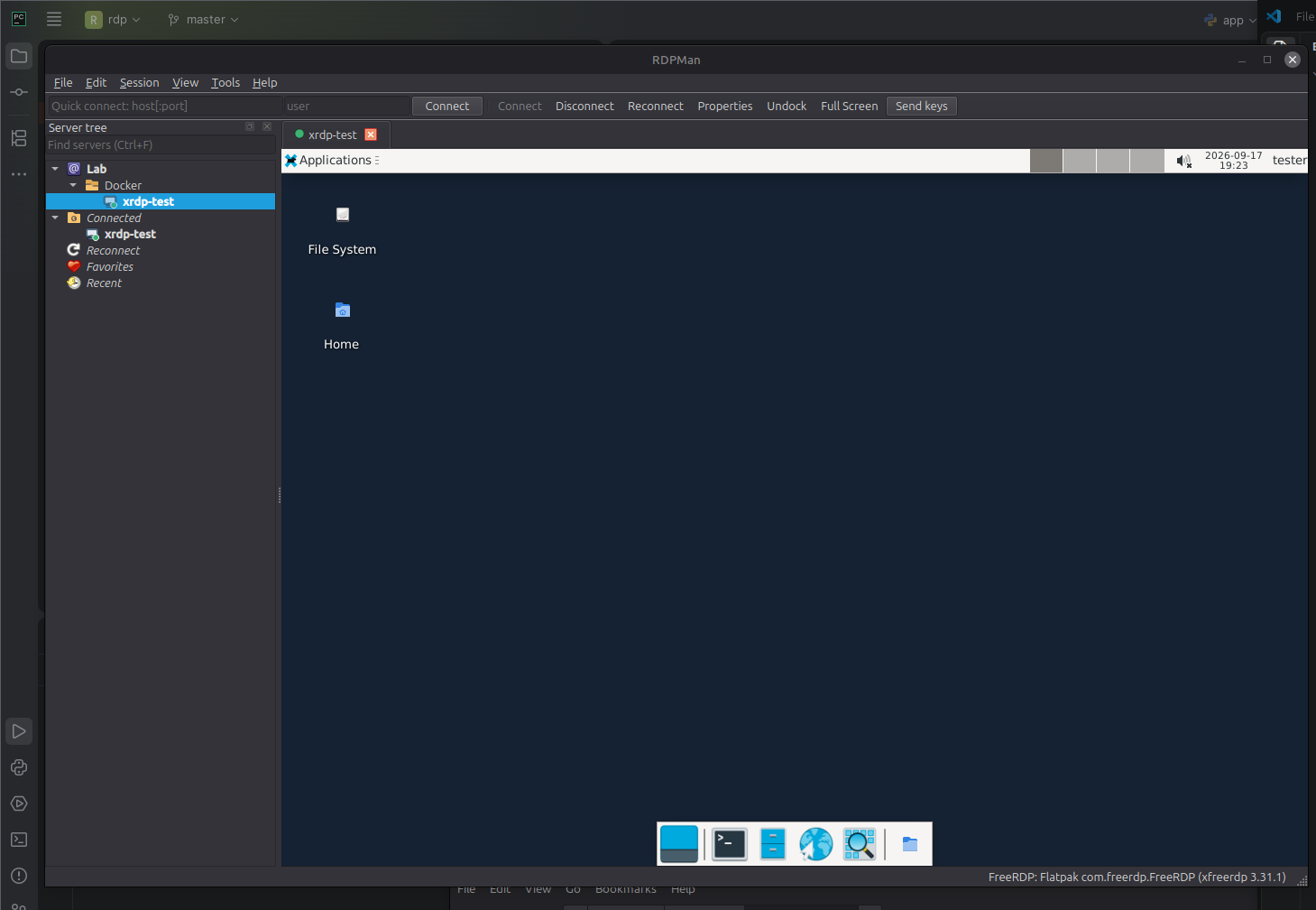 RDPMan screenshot