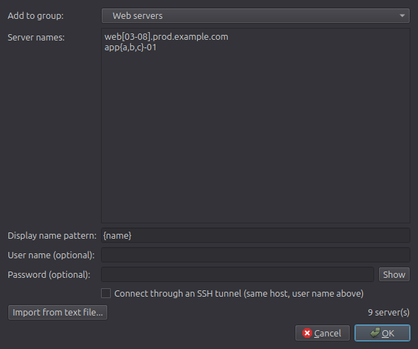 RDPMan screenshot