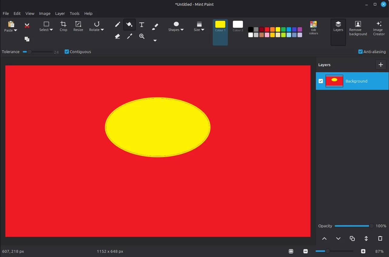 Mint Paint screenshot