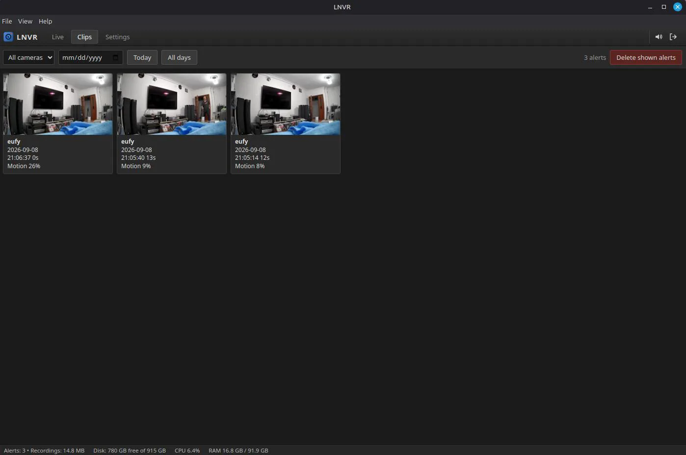 LNVR screenshot